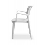 Chaise de jardin NICOLA blanc